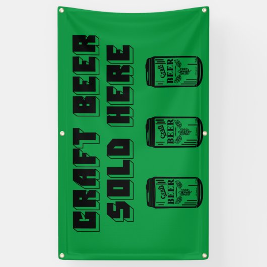 G販売のクラフトビール 横断幕 (縦)