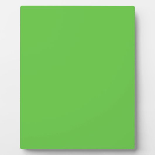 G10平和的クリエイティブグリーンカラー フォトプラーク (正面)