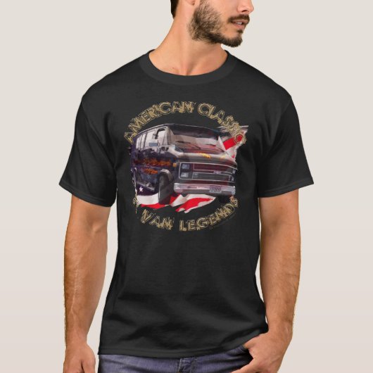 G20 cHevy american V8 Van legend Tシャツ (正面)