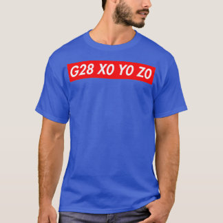 G28 X0 Y0 Z0 CNCマシニストオペレータ Tシャツ