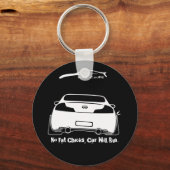 G35いいえ脂肪チックス、キーチェーンをこする キーホルダー (正面)