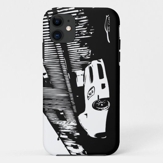 G35クーペの側面の打撃 Case-Mate iPhoneケース (裏面)