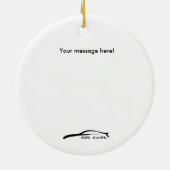 G35クーペの圧延の打撃のクリスマスのオーナメント セラミックオーナメント (裏面)