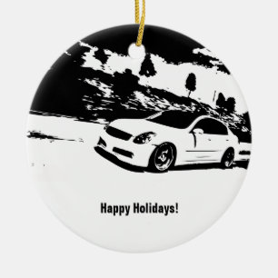 G35セダンのクリスマスのオーナメント セラミックオーナメント