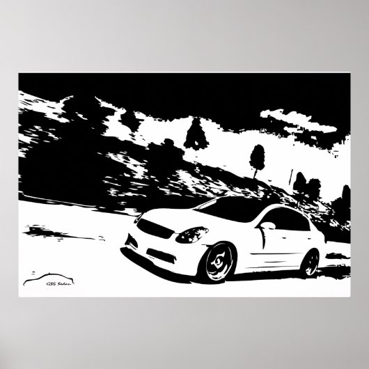 G35セダンサイドショットポスター ポスター (正面)