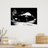 G35リヤビュー駐車構造ショット ポスター (キッチン)