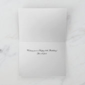 G37クーペカーをテーマにした誕生日カード カード (内部)