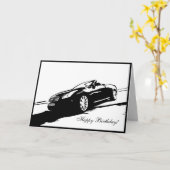 G37コンバーチブルカー誕生日カード カード (黄色い花)