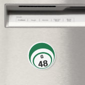 G48ビンゴボール冷蔵庫用マグネット マグネット (インサイチュ (食洗機))