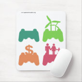 G4Cによって積み重ねられるアイコンマウスパッド マウスパッド (マウス)