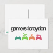 G4Cのロゴの郵便はがき ポストカード (正面/裏面)