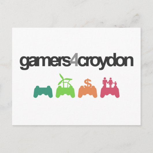 G4Cのロゴの郵便はがき ポストカード (正面)