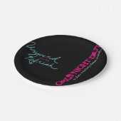 G4Eの女の子夜プレート ペーパープレート (アングル)