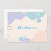 G6ポストカードHi Indonesia ポストカード (正面/裏面)