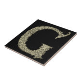 G – アルファベット（黄金） タイル (側面)