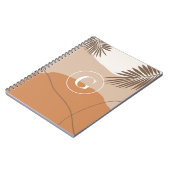 G -イニシャルモノグラム文字G抽象デザイン ノートブック (左側)