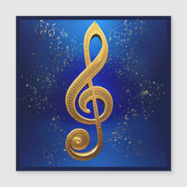 G-クレフ、 音符記号磁気グリーティングカード