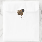 「G」ステッカー！ ラウンドシール (バッグ)