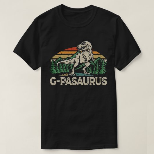 G – パウサウルス恐竜の祖父の日 Tシャツ (デザイン正面)