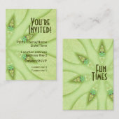 G-パーティー招待状カード エンクロージャーカード (正面/裏面)