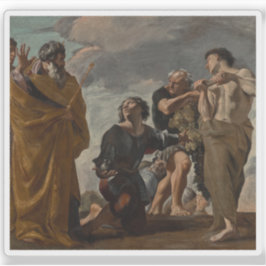 G.ランフランコ：モーセとカナンの使徒 シール