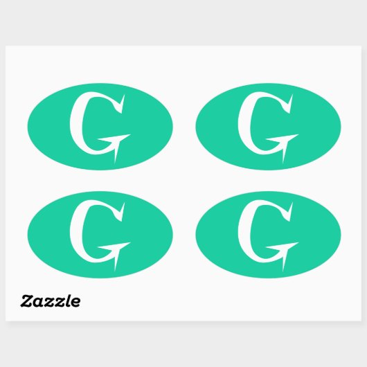 G 楕円形シール (シート)