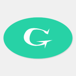 G 楕円形シール