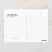 G.獣医へ行くアポイントメントの絵はがき ポストカード (裏面)