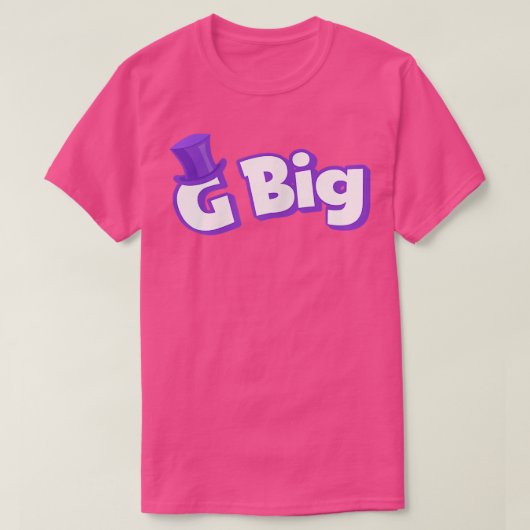 G BのSorority RevealBig, Little, G BigCandyバー Tシャツ (デザイン正面)