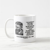 G.B.ショウProgressは不合理な人に依存します コーヒーマグカップ (左)