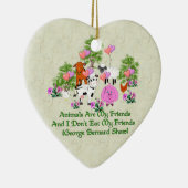 G.B.ショウVegetarianの引用文 セラミックオーナメント (右)