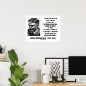 G.B.ショーの進歩は理不尽な人間に依存する ポスター (ホームオフィス)