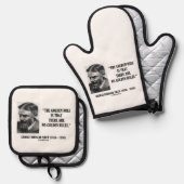 G. B.ショー黄金のルールNo黄金のルール引用文 鍋つかみ&鍋敷きセット (正面/裏面)