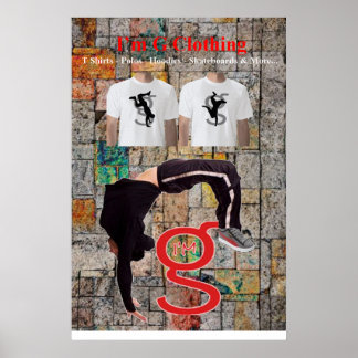 G Clothingのブレックダンスポスター ポスター