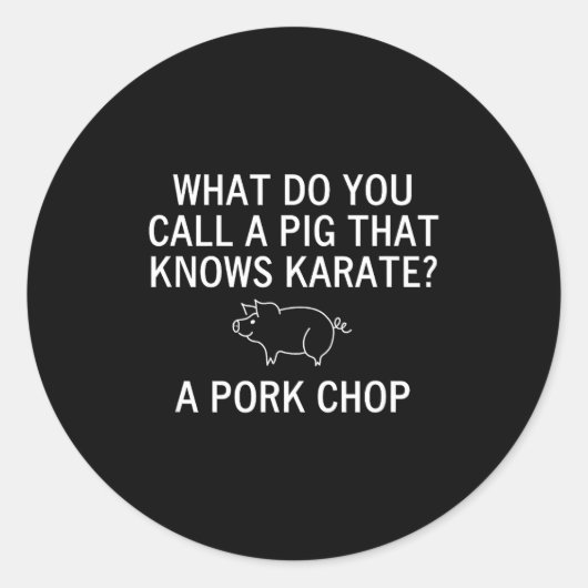 G, Corny Joke, Funny, Sarcastic, Family  ラウンドシール (正面)