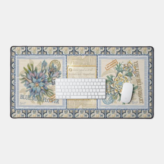 G Creation Officeの花 デスクマット (キーボード&マウス)