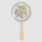 G Creation Officeの花 ハンドファン (裏面)