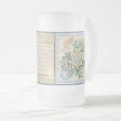 G Creation Officeの花 フロストグラスビールジョッキ (正面右)