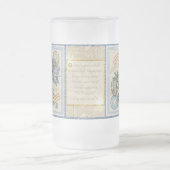 G Creation Officeの花 フロストグラスビールジョッキ (中央)