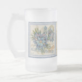 G Creation Officeの花 フロストグラスビールジョッキ (左)