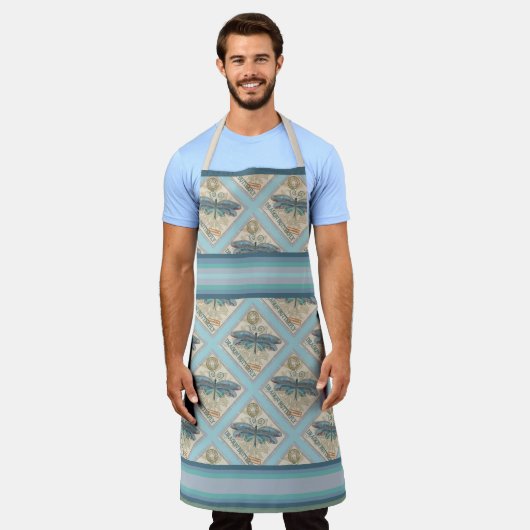 G Creation Officeトンボ エプロン (着用した状態)