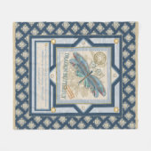 G Creation Officeトンボ フリースブランケット (正面(横))