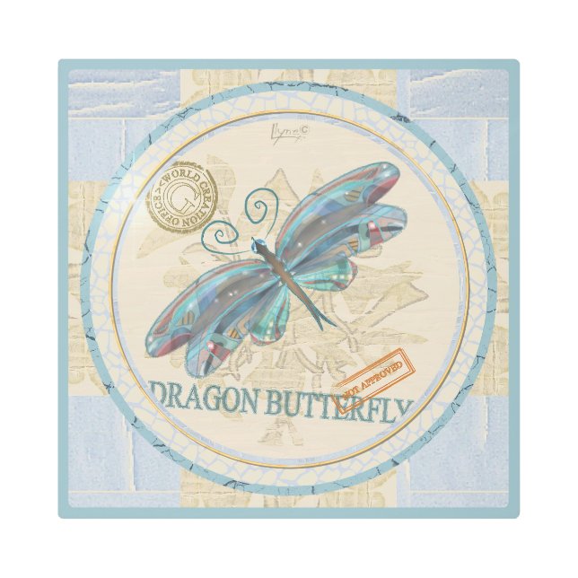 G Creation Officeトンボ メタルプリント (正面)