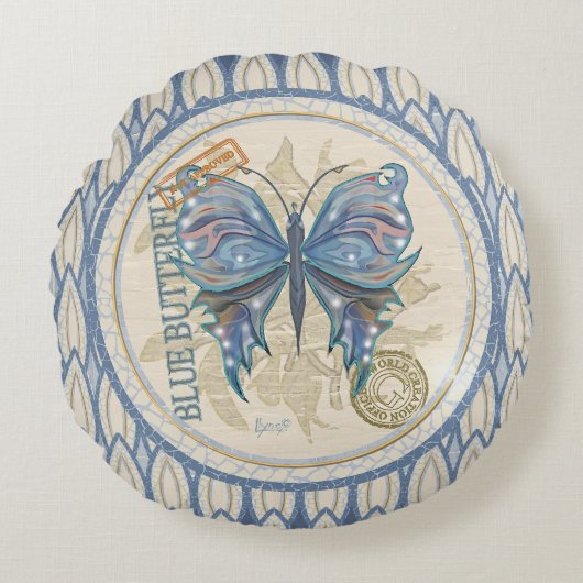 G Creation Officeトンボ ラウンドクッション (正面)