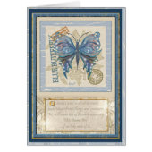 G Creation Office蝶の誕生日カード (正面)