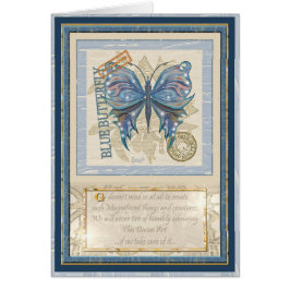 G Creation Office蝶の誕生日カード