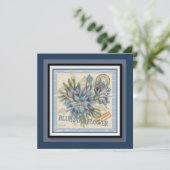 G Creation Office青い花の空白カード シーズンカード (スタンド正面)