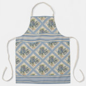 G Creation Office青い花 エプロン (正面)