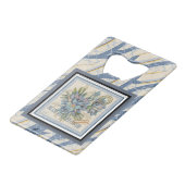 G Creation Office青い花 クレジットカード栓抜き (正面アングル)