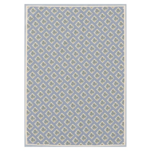 G Creation Office青い花 テーブルクロス (正面)